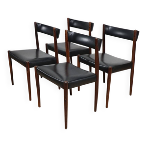 4 chaises scandinaves