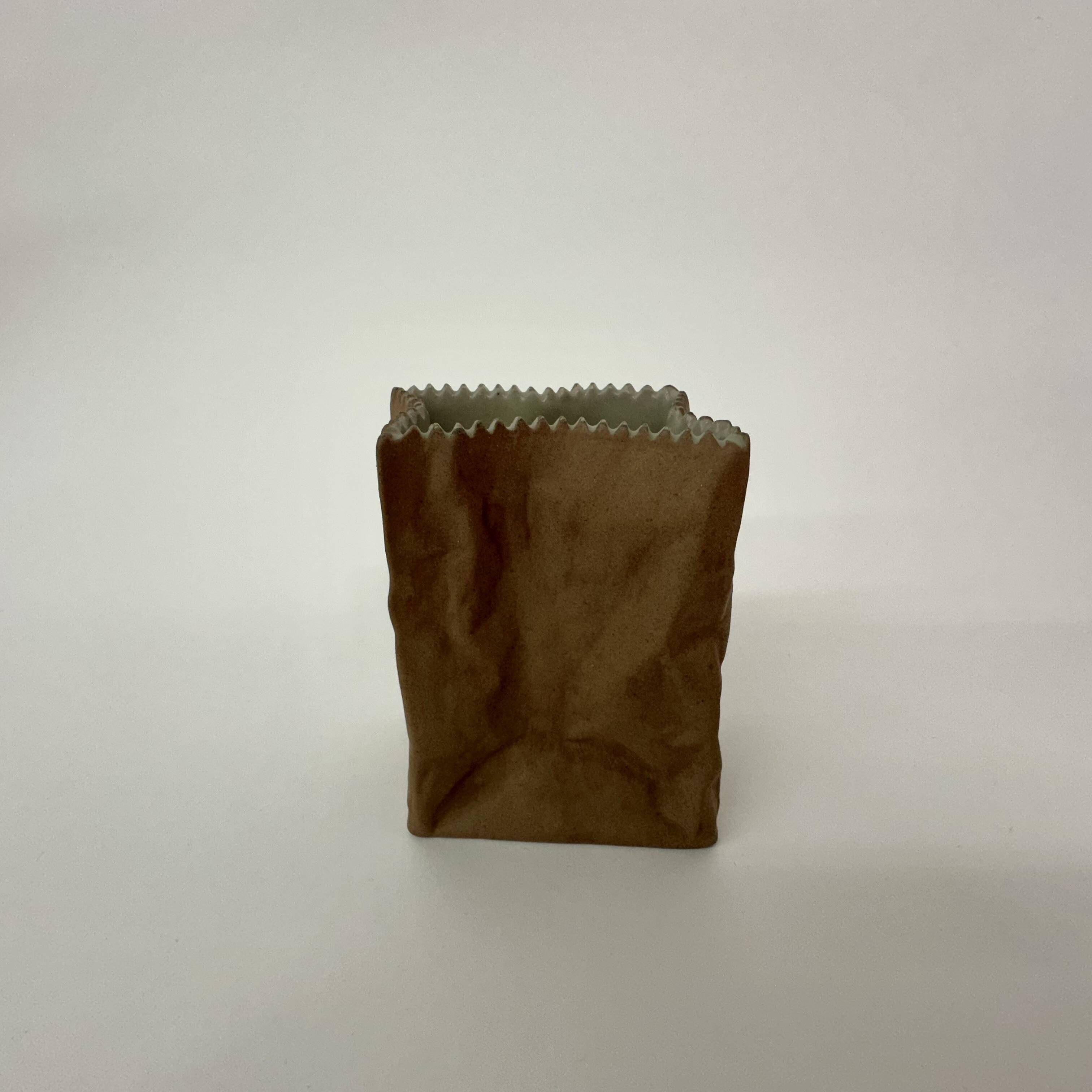 Rosenthal Paper bag vase by Tapio Wirkkala , 1970’s