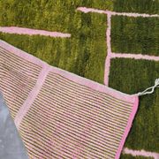 Contemporary Green Carpet - 310 x 250 cm