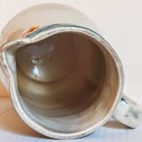 Antique dragonfly slip pitcher