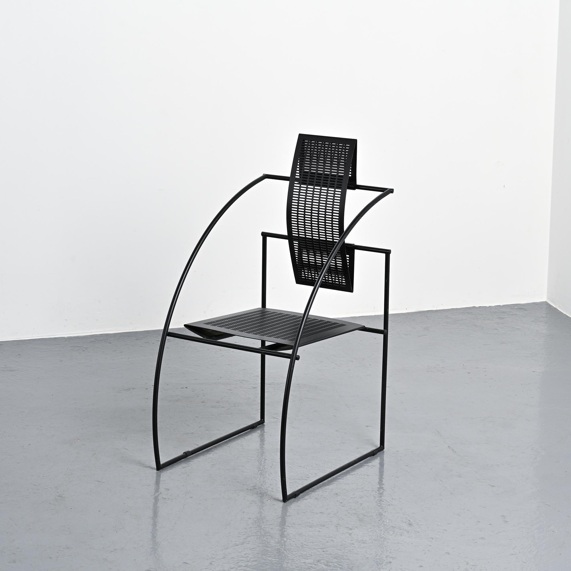 Quinta 605 chair by Mario Botta for Alias, circa 1985