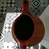 Flamed ceramic carafe