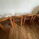 4 Chaises marrons