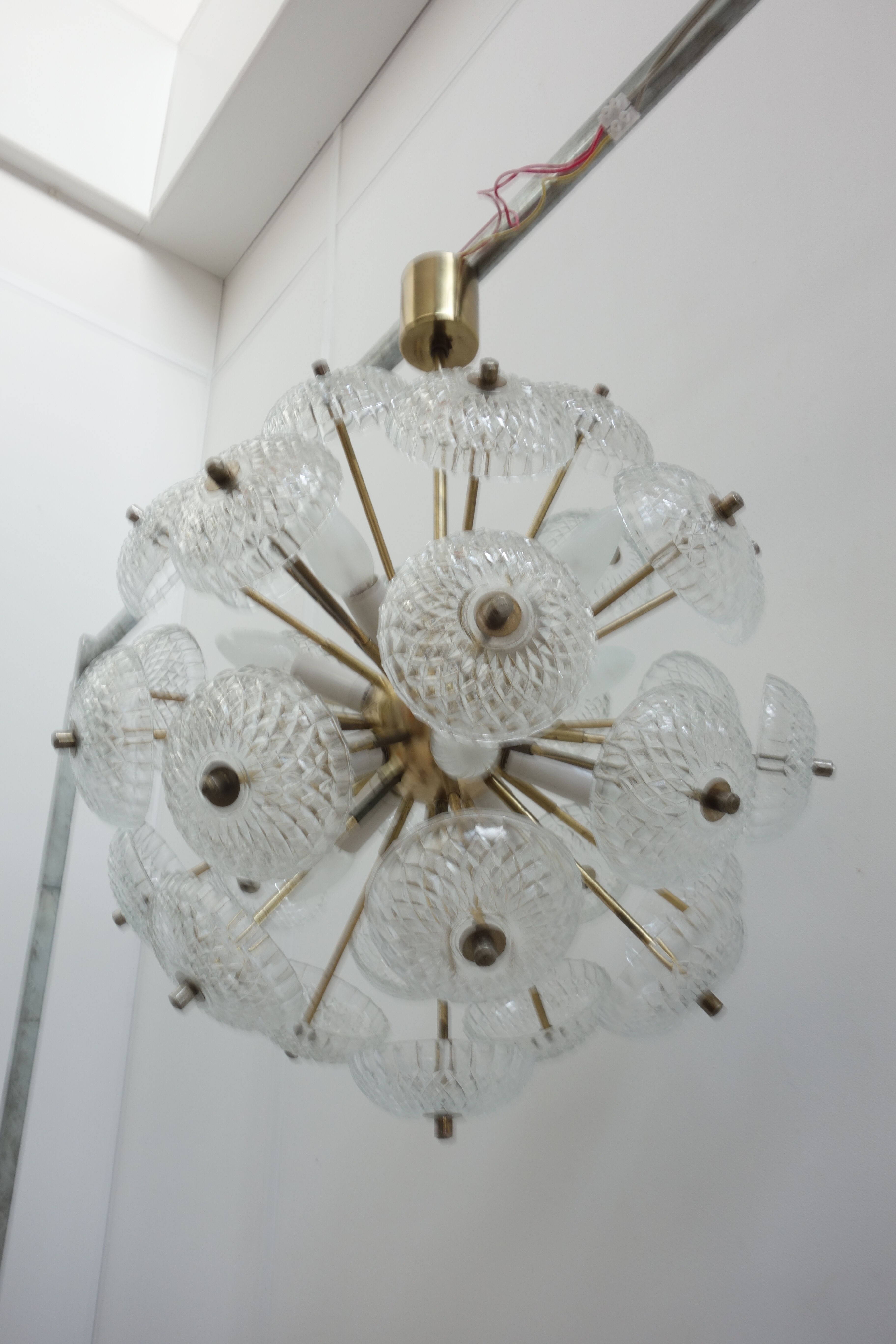 Sputnik lamp by Kamenicky Senov Czech 1970s