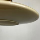 Large 'Cirrus' brown glass UFO suspension by Peill and Putzler XL 1970