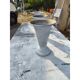 4 aluminium vases