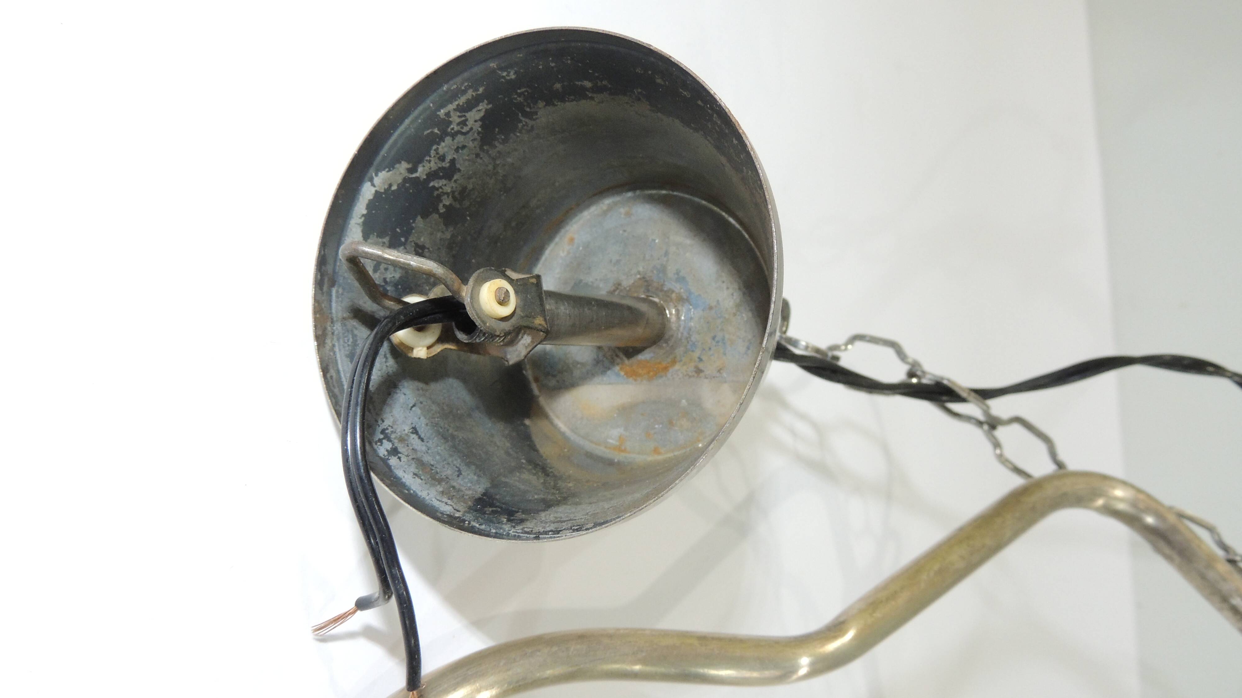 Opaline/vintage pendant light