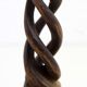 Carved wooden candle holder 1950