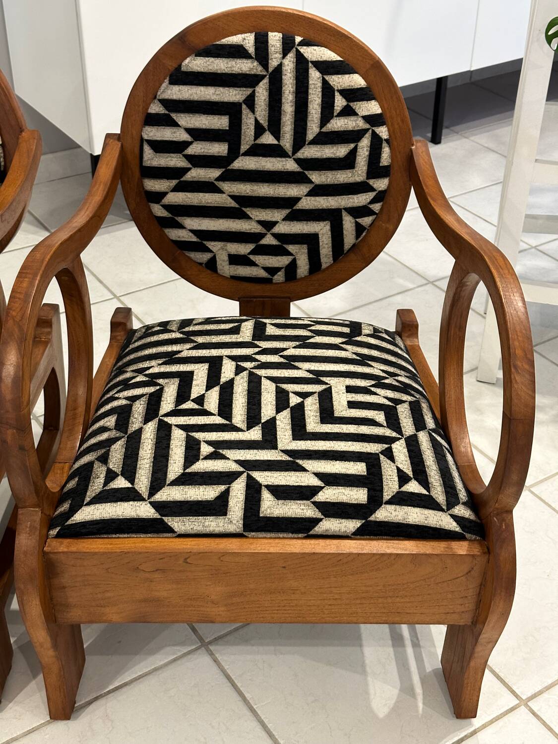 Pair of Art Deco armchairs by Hungarian designer Lajos Kosma, 1930s