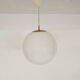 Peill and Putzler glass globe, pendant light, Germany 1970's
