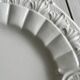 Antique white ceramic dish, made in Italy.