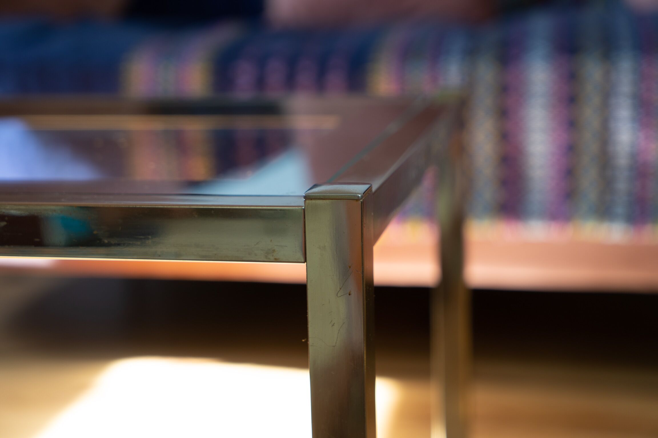 Brass coffee table