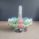 Antique slip basket pot