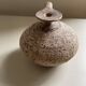Antique Mediterranean terracotta jar H12.5cm