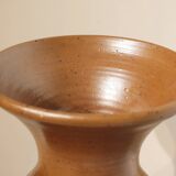 Important iridescent stoneware vase