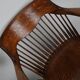 Paire de chaises de bureau de bureau en chêne édouardien anglais