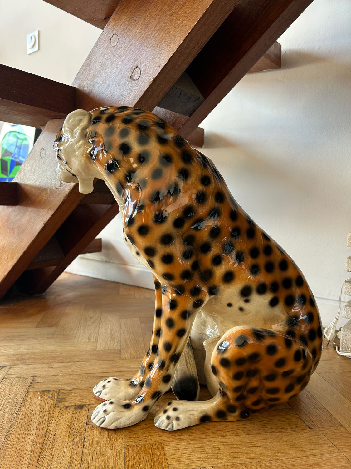 Ceramic cheetah