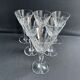 6 port glasses stamped Baccarat - Service Austerlitz