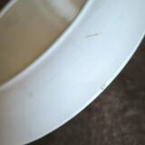 Vintage plate with carnation pattern Antibes half porcelain St Amand France