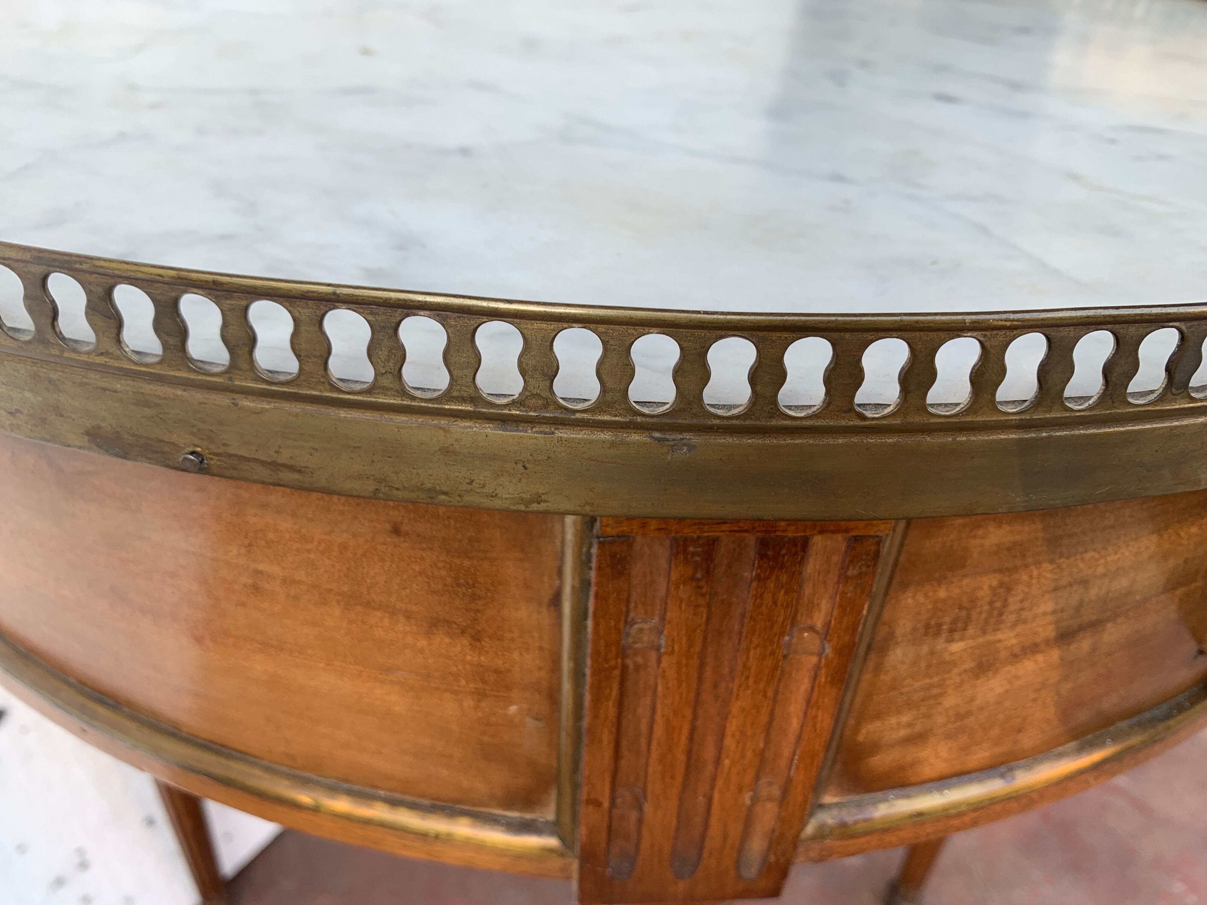 Louis XVI style bouillote table in mahogany XIX century
