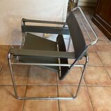 Pair of vintage armchairs B3 vassily by Marcel breuer at the bauhaus circa 1980