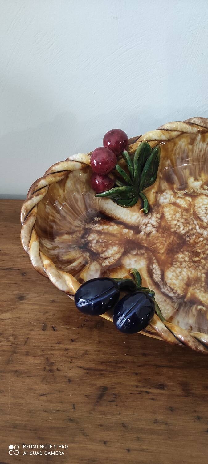 St Peter Austrian Barbotine Dish