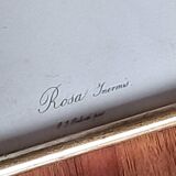 Tableau rose Redouté
