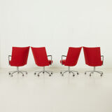 Erik Jørgensen “Partner” chairs by J. Foersom & P. Hiort-Lorenzen, set of 4, Denmark, 1970s
