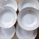 Assiettes creuses x6 porcelaine de St Amand