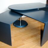 Table basse années 80 3 plateaux pivotants