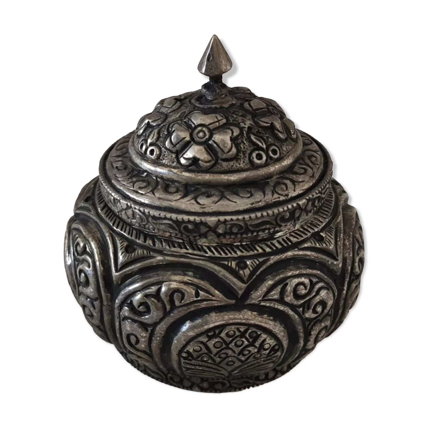 Silver metal box