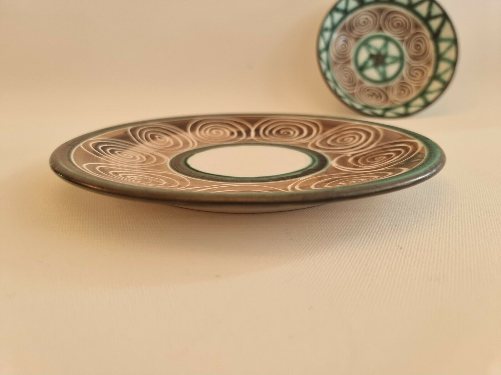 Robert Picault Vallauris no Capron - Cup and saucer small plate + bonus