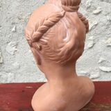 Child terracotta bust