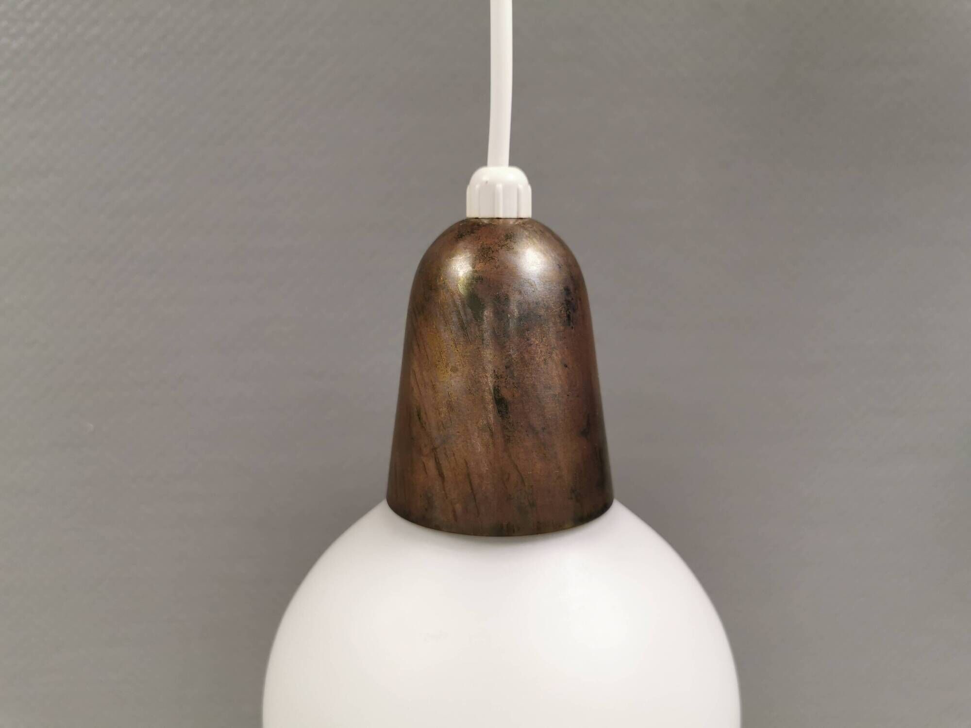 Small pendant lamp from the 1930s, manufactured by Nordisk Solar Denmark.