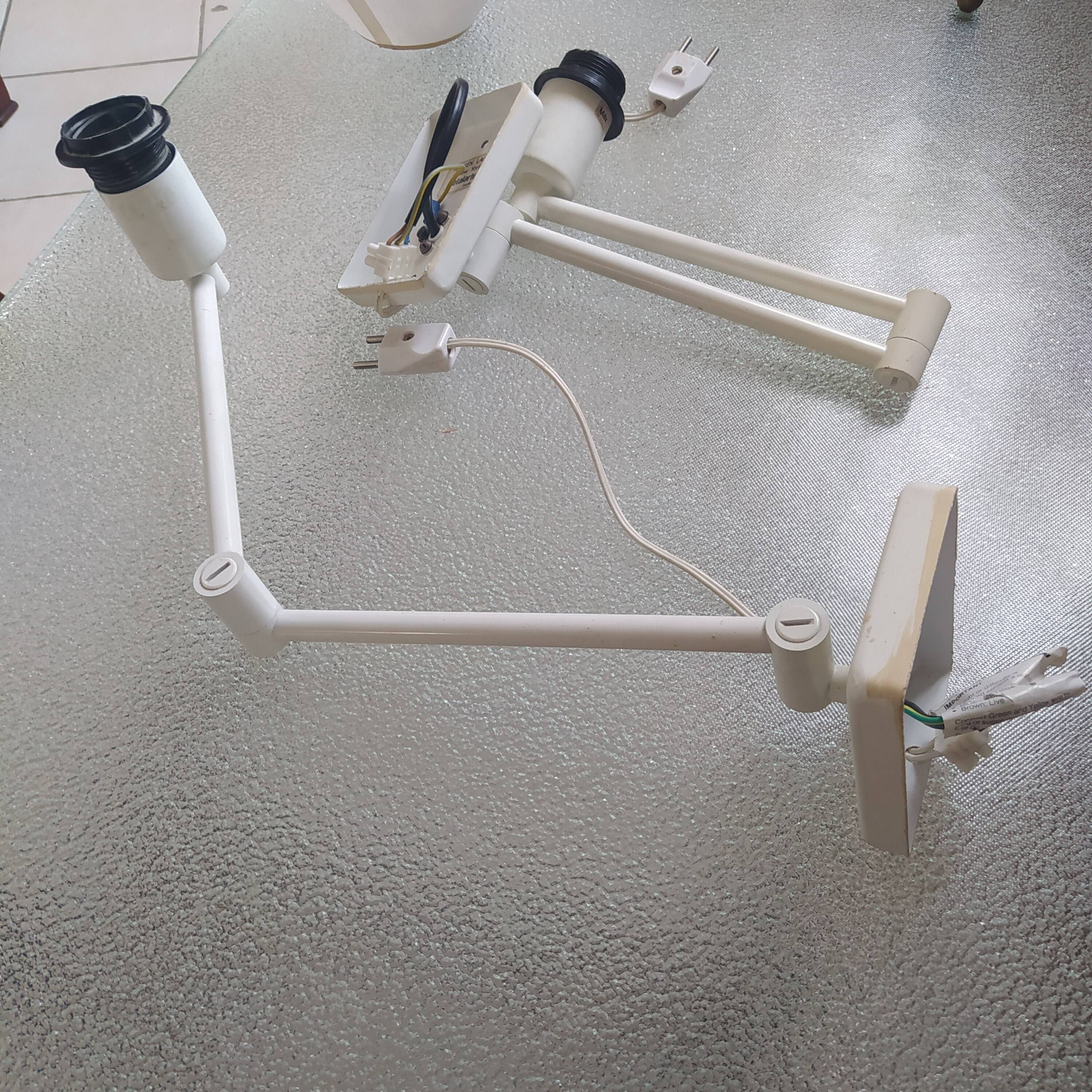 Pair of GH Hensen wall lights for Métalarte