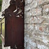 Antique mahogany wall cabinet/shelf