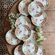 Set of 11 vintage flat plates by Eric de Moulin des Loups.