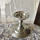 Candle holder prick candle in tin punch lion standing