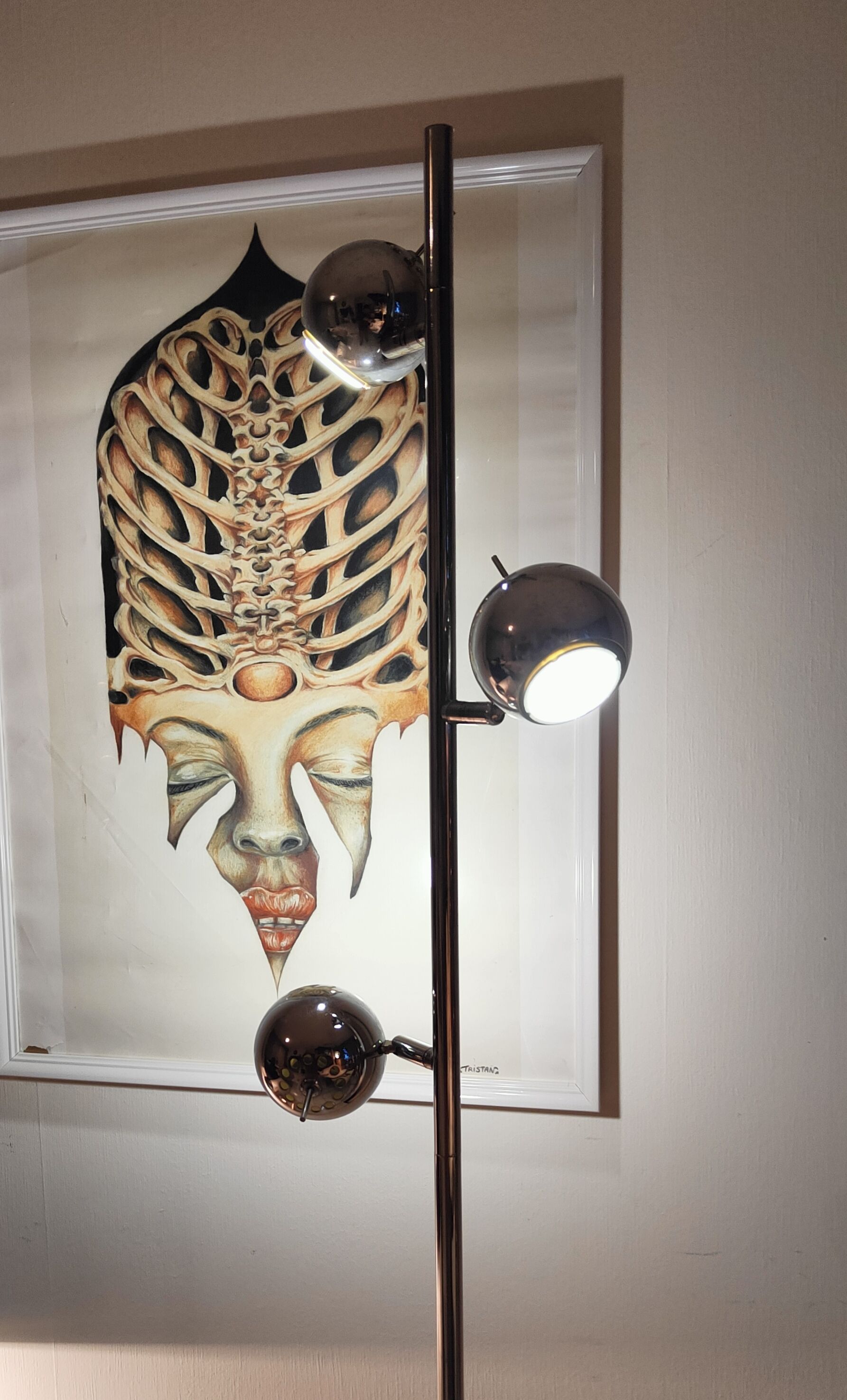 Floor lamp reading 1970