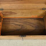 Marine trunk in camphor wood, India – Late 19th century