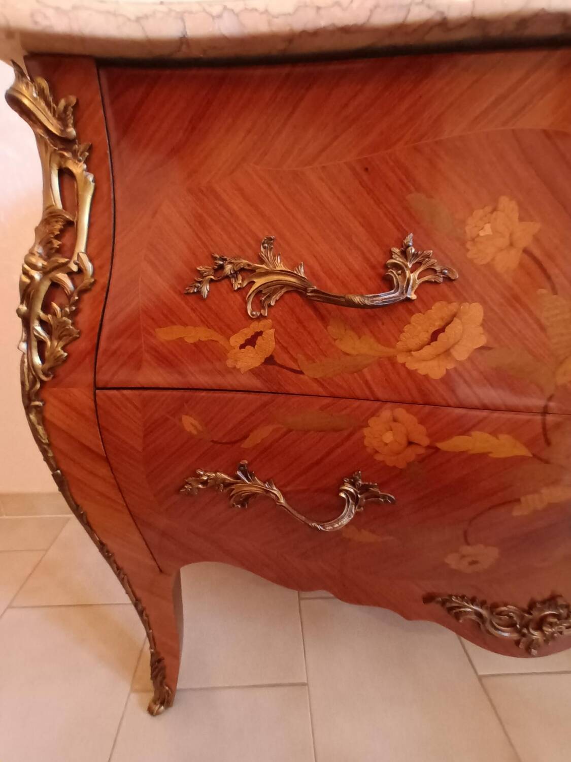 Louis XV style chest of drawers