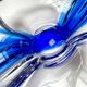 Murano Sommerso glass fruit bowl / centerpiece (1960s/70s)