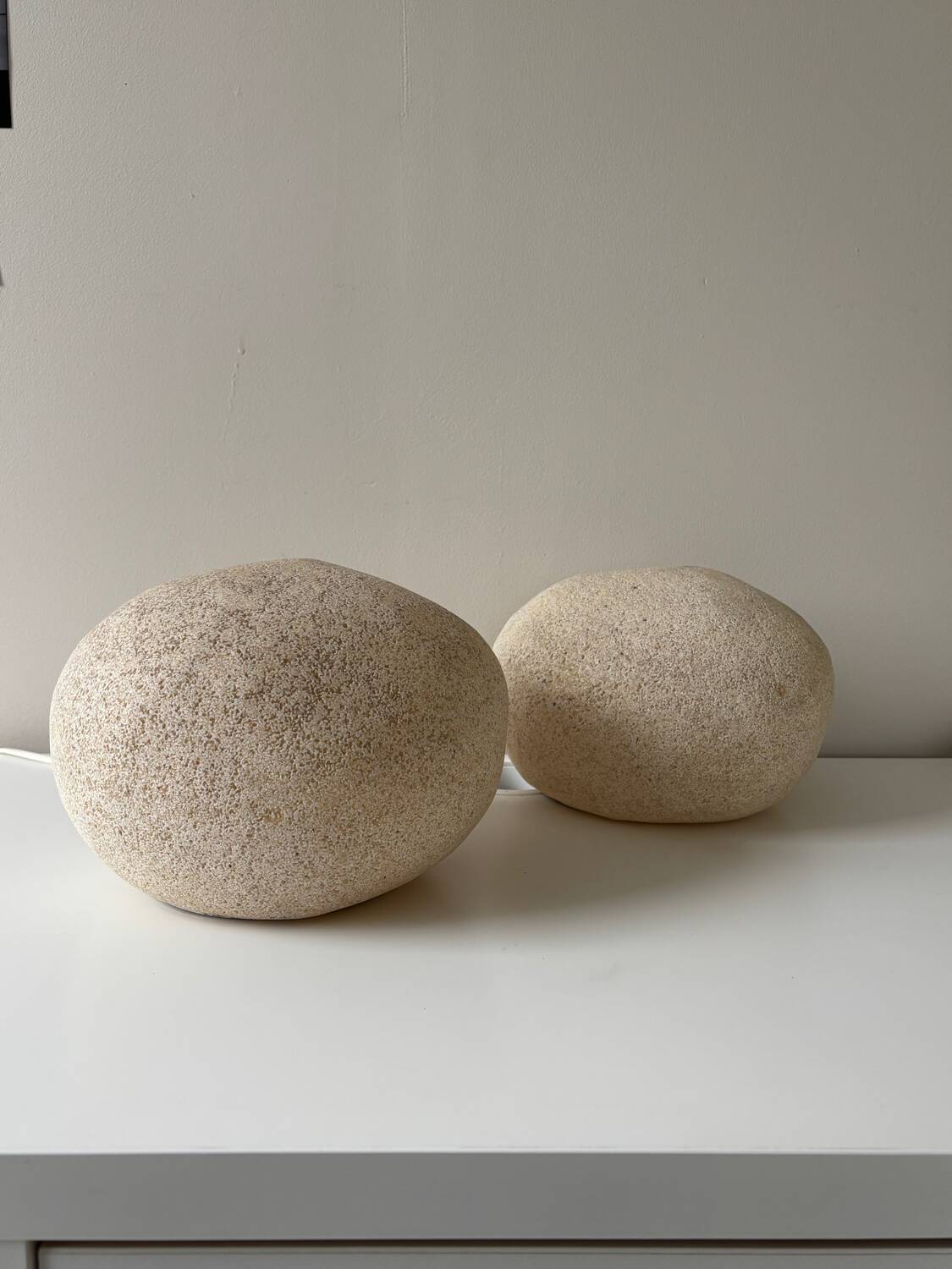 Lampes « caillou » André Cazenave