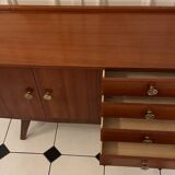 Vintage sideboard with compass feet