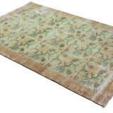 Anatolian handmade vintage rug 270 cm x 180 cm