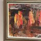 Huile sur toile originale suédoise – « Paysage » par Ingemar Callenberg – Signé – Vintage et encadré