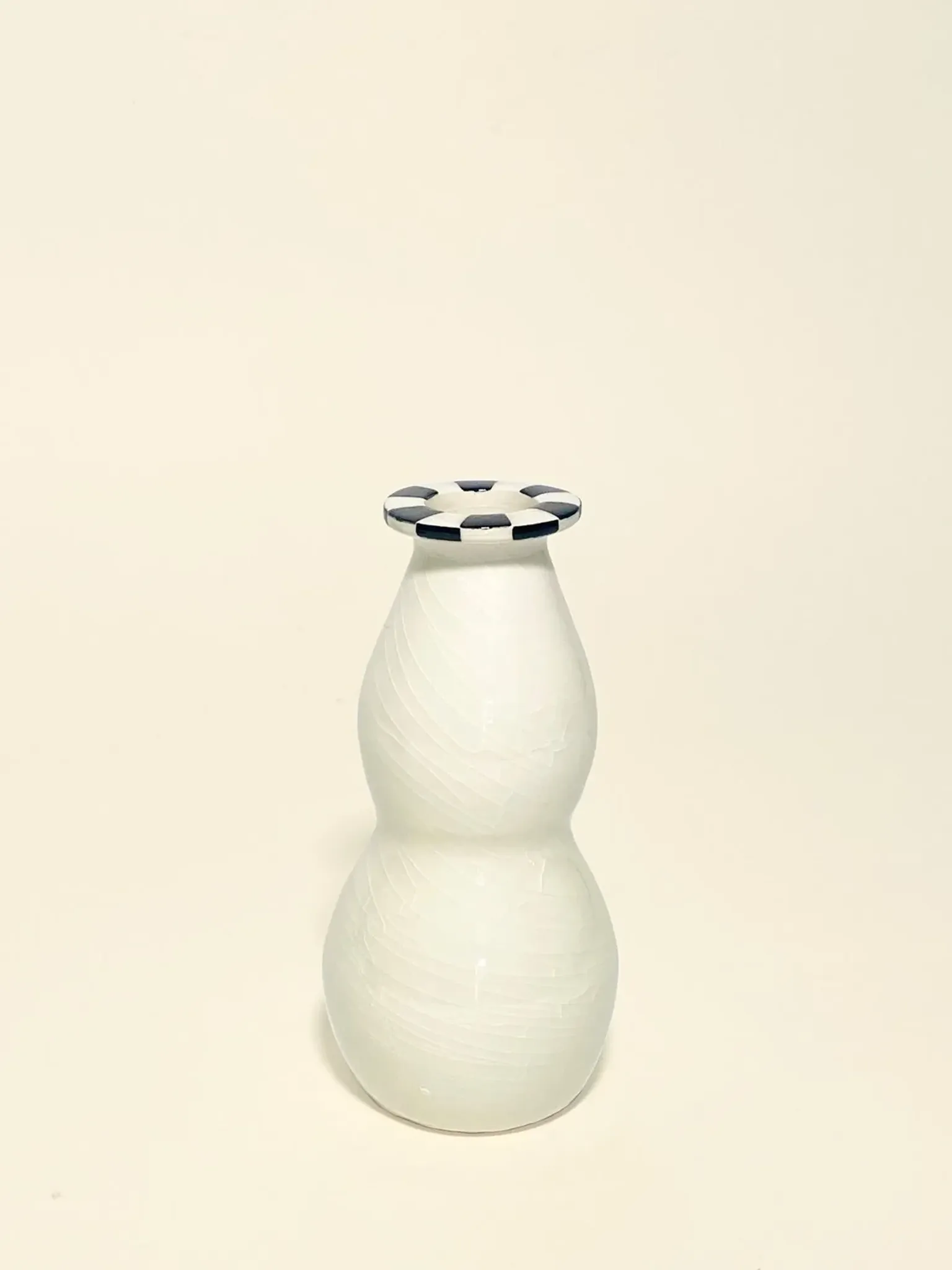 Small checkered vase