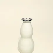 Small checkered vase