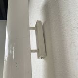 Pair of Parscot wall lights in white lacquered metal from the 80s