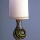 Vintage ceramic table lamp, Walter Gerhards lamp, 1970s